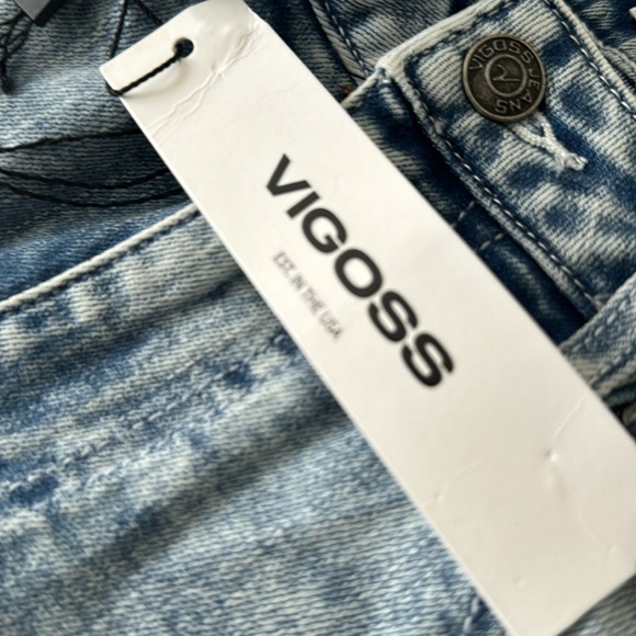 Vigoss Miley Pop Crop Zipper Fly NWT Size 28 - Picture 4 of 6